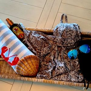 Calvin Klein Snake Skin Print Tankini